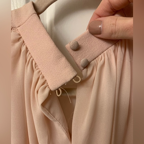 Vince Camuto Blush Pink Chiffon Dress - Picture 5 of 6